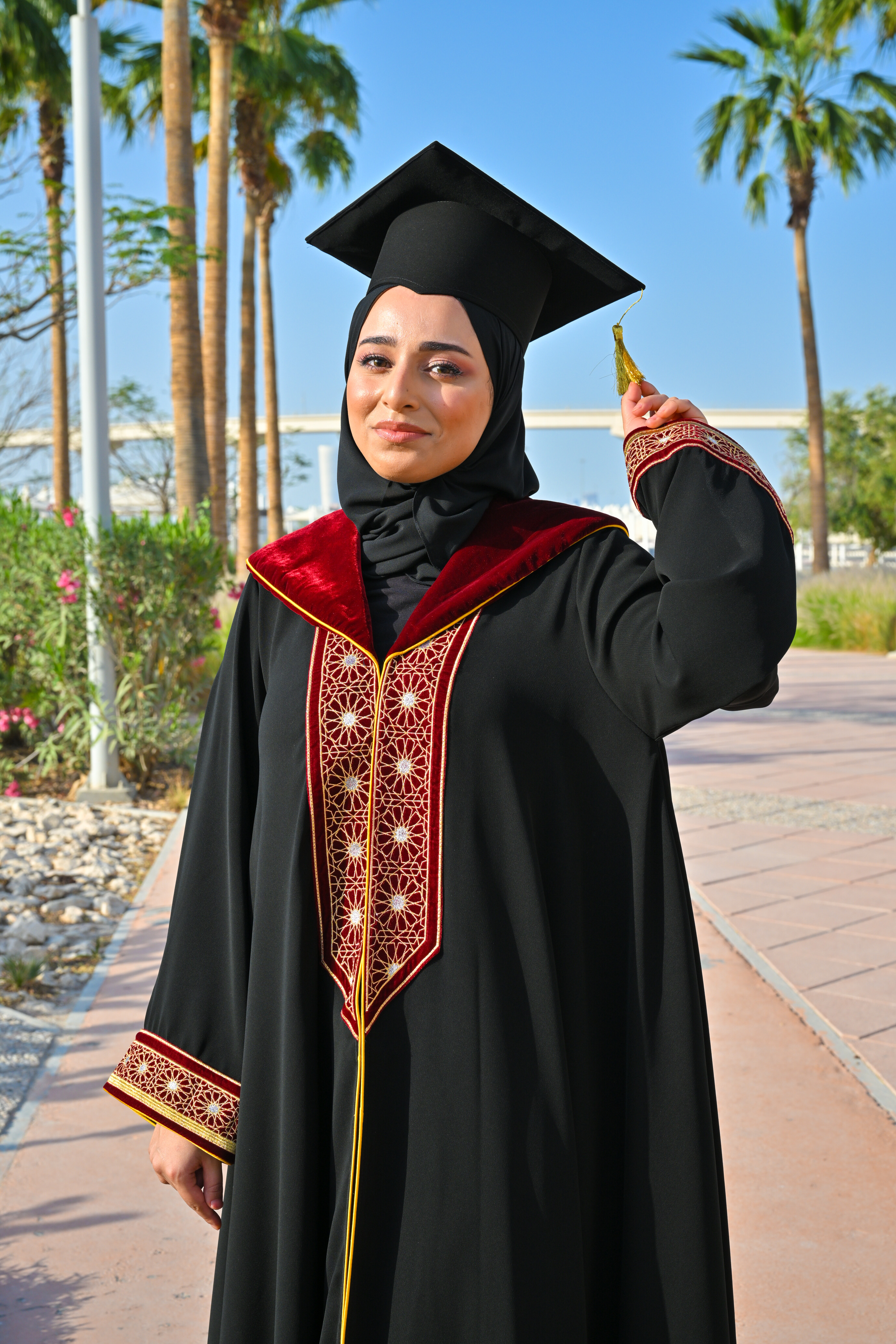 زي تخرج جامعة قطر للخريجات